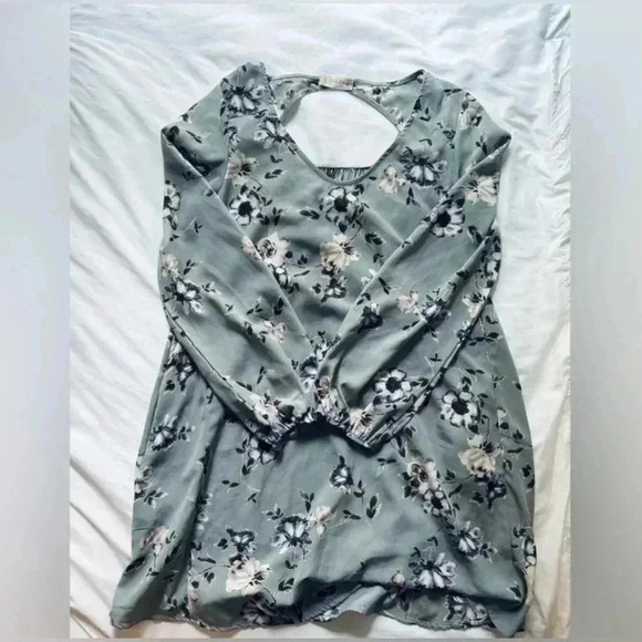 Alter’d State Long Sleeve Floral Mini Dress - Picture 1 of 4
